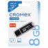 Флеш-диск 8 GB CROMEX КРОМЕКС Standard USB 2.0 черный