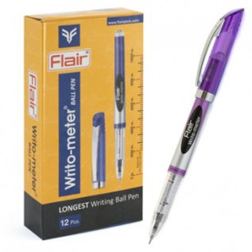 Ручка шариковая FLAIR WRITO-METER 0,6 мм синяя 