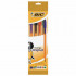 Ручки шариковые BIC Orange Original НАБОР 4 ЦВЕТА узел 0,8 мм линия 0,3 мм
