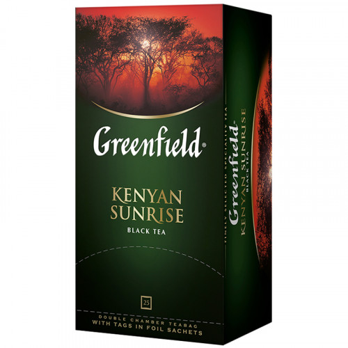 Чай Greenfield Kenyan Sunrise черный 25 фольг пакетиков по 2г