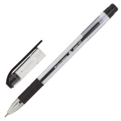 Ручка шариковая масляная с грипом BRAUBERG Max-Oil ЧЕРНАЯ