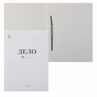 Скоросшиватель картонный А4 плотность 440 г/кв.м цвет белый DOLCE COSTO