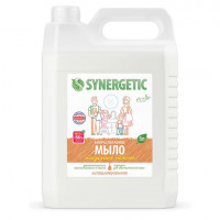 Мыло жидкое 5 л SYNERGETIC Миндальное молочко гипоаллергенное биоразлагаемое