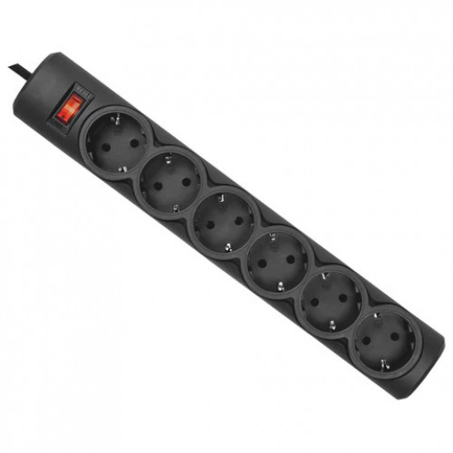 Сетевой фильтр DEFENDER DFS 155 6 розеток 5 м черный