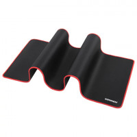 Коврик компьютерный для мыши и клавиатуры большой SONNEN BLACK TITAN XL 800x300x3 мм черный