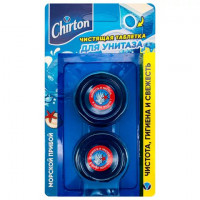 Таблетки чистящие для унитаза 2 шт х 50 г CHIRTON Чиртон Морской Прибой