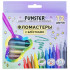 Фломастеры с блестками FUNSTER ФАНСТЕР) GLITTER 12 цветов 