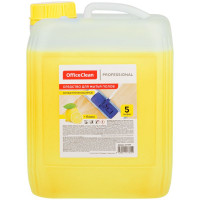 Средство для мытья полов OfficeClean Профессиональное Лимон концентрат канистра 5л