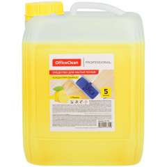 Средство для мытья полов OfficeClean Профессиональное Лимон концентрат канистра 5л