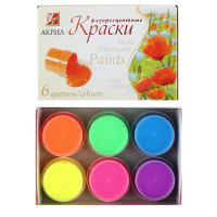 Краски для стекла, акриловые, аквагрим
